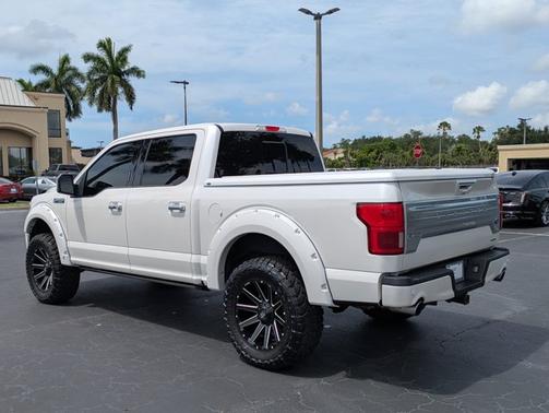 White Platinum Metallic Tri-Coat 2019 Ford F-150 Limited