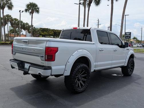 White Platinum Metallic Tri-Coat 2019 Ford F-150 Limited