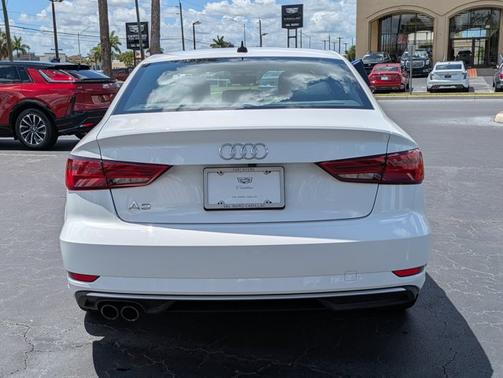 White 2019 Audi A3 Premium