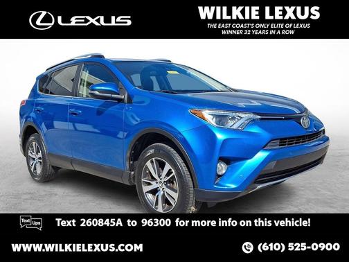 Electric Storm Blue 8X7 2017 Toyota RAV4 XLE