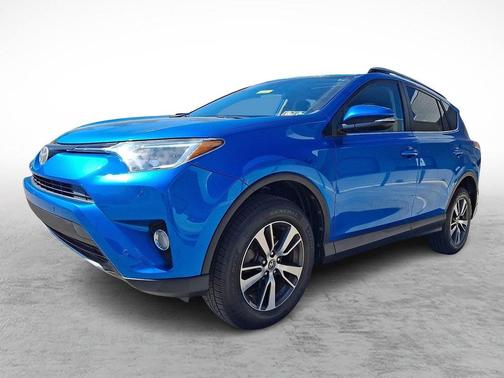 Electric Storm Blue 8X7 2017 Toyota RAV4 XLE