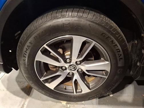 Electric Storm Blue   8X7 2017 Toyota RAV4 XLE