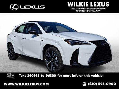 Ultra White w/Obsidian Roof 2026 Lexus UX 300h F SPORT Design