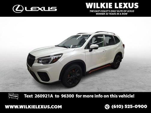 Crystal White Pearl 2021 Subaru Forester Sport