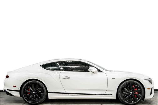 Glacier White 2025 Bentley Continental GT GT -Black Edition, Touring Specification, Rotating Display, Panoramic Roof