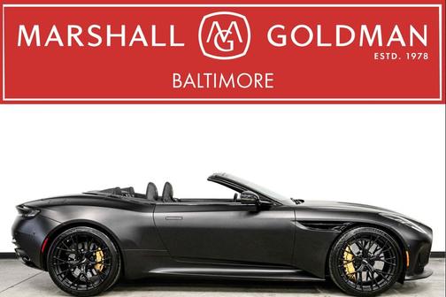 Satin Onyx Black 2025 Aston Martin DB12 Volante