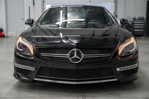 Black 2013 Mercedes-Benz SL-Class AMG -Twin Turbo V12 Power, Two-Tone Interior