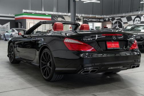 Black 2013 Mercedes-Benz SL-Class AMG -Twin Turbo V12 Power, Two-Tone Interior