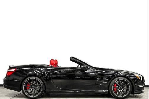 Black 2013 Mercedes-Benz SL-Class AMG -Twin Turbo V12 Power, Two-Tone Interior