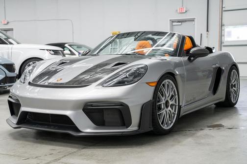 GT Silver Metallic 2025 Porsche 718 Spyder RS