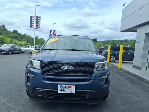 Blue Metallic 2019 Ford Explorer Sport 4WD