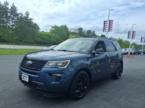 Blue Metallic 2019 Ford Explorer Sport 4WD