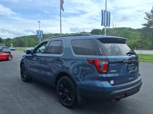 Blue Metallic 2019 Ford Explorer Sport 4WD