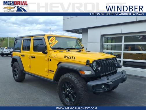 Hellayella Clearcoat 2021 Jeep Wrangler Unlimited Willys 4x4