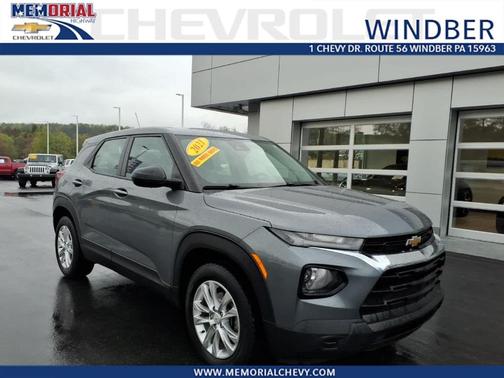 Satin Steel Metallic 2021 Chevrolet Trailblazer AWD 4dr LS