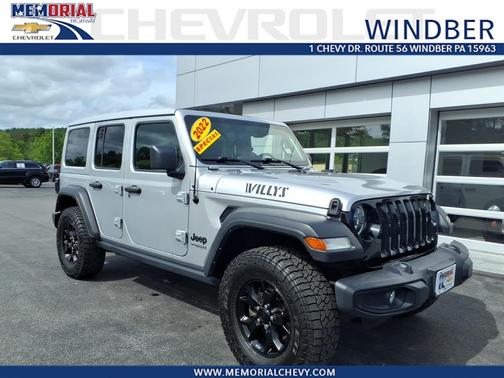Silver Zynith Clearcoat 2022 Jeep Wrangler Unlimited Willys 4x4