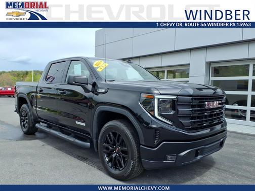 Onyx Black 2024 GMC Sierra 1500 4WD Crew Cab 147" Elevation w/3SB