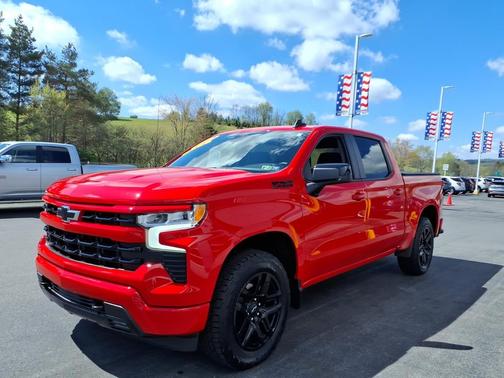 Red Hot 2023 Chevrolet Silverado 1500 4WD Crew Cab 147" RST