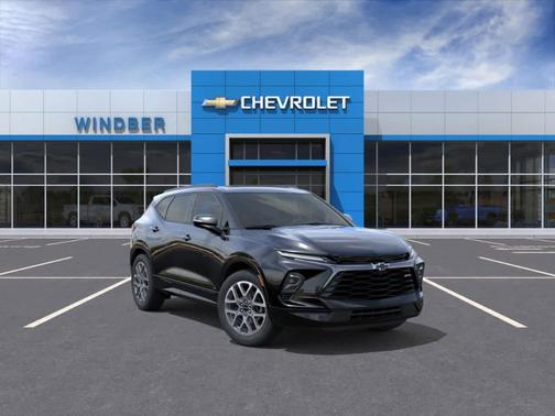 Black 2025 Chevrolet Blazer RS