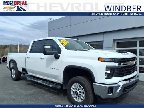 Summit White 2025 Chevrolet Silverado 2500 4WD Crew Cab 172" LT