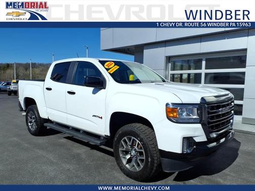 Summit White 2022 GMC Canyon AT4