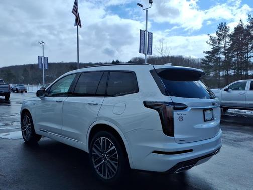 Crystal White Tricoat 2024 Cadillac XT6 AWD 4dr Sport