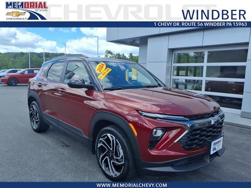 Crimson Metallic 2024 Chevrolet Trailblazer AWD 4dr RS