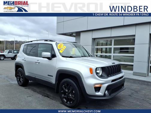 Glacier Metallic 2019 Jeep Renegade Altitude