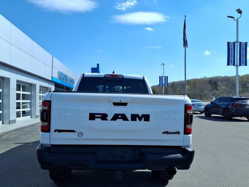 Bright White Clearcoat 2020 RAM 1500 Rebel 4x4 Crew Cab 5'7" Box
