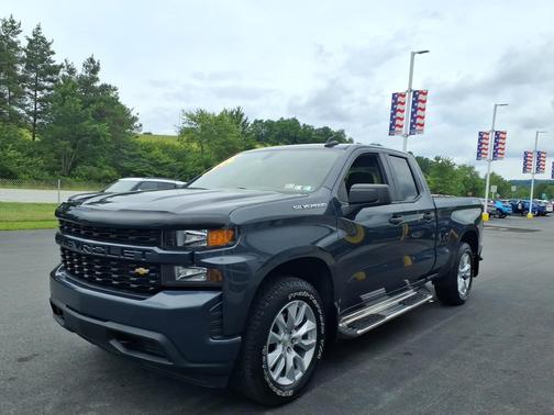 Shadow Gray Metallic 2019 Chevrolet Silverado 1500 4WD Double Cab 147" Custom