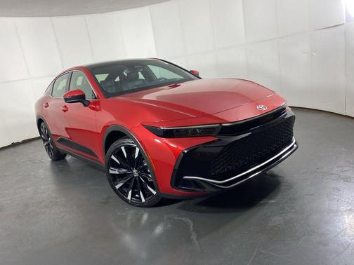 Red 2025 Toyota Crown Platinum