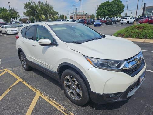 White Diamond Pearl 2017 Honda CR-V EX-L