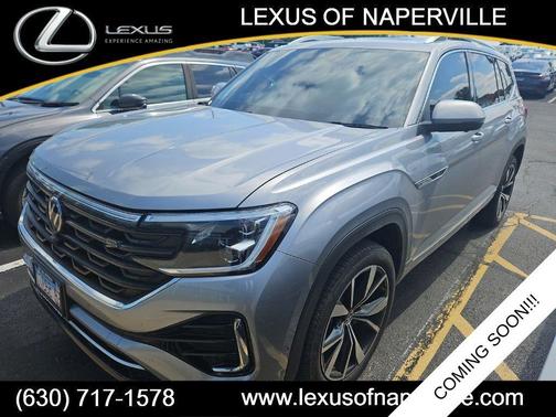 Silver Mist Metallic 2025 Volkswagen Atlas 2.0T SEL Premium R-Line 4MOTION