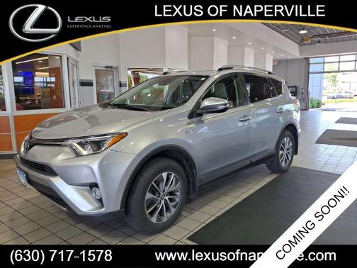 Silver Sky Metallic 2017 Toyota RAV4 Hybrid XLE