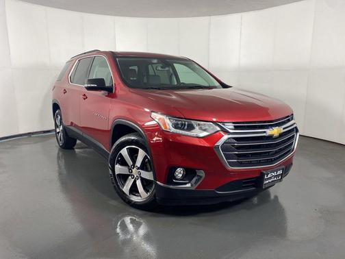 Cajun Red Tintcoat 2019 Chevrolet Traverse LT Leather
