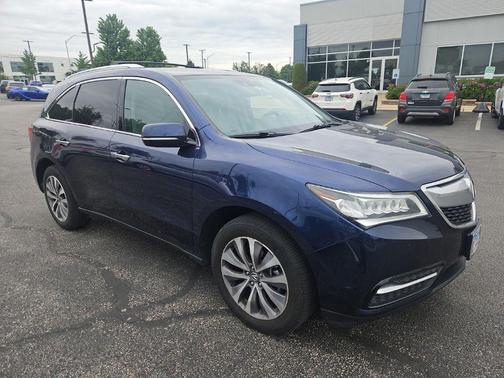 Fathom Blue Pearl 2015 Acura MDX 3.5L Technology Package