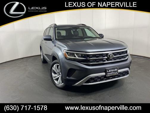 Platinum Gray Metallic 2023 Volkswagen Atlas 3.6L SE w/Technology