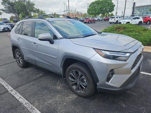 Silver Sky Metallic 2022 Toyota RAV4 Hybrid XLE Premium