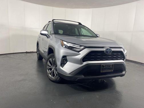 Silver Sky Metallic 2022 Toyota RAV4 Hybrid XLE Premium