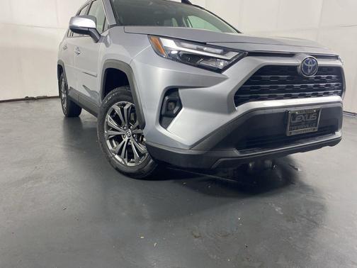 Silver Sky Metallic 2022 Toyota RAV4 Hybrid XLE Premium