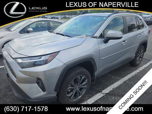 Silver Sky Metallic 2022 Toyota RAV4 Hybrid XLE Premium