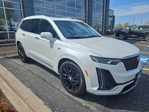 Crystal White Tricoat 2021 Cadillac XT6 Premium Luxury AWD
