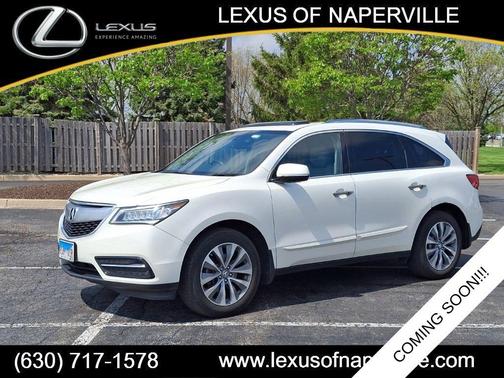 White Diamond Pearl 2015 Acura MDX 3.5L Technology Package