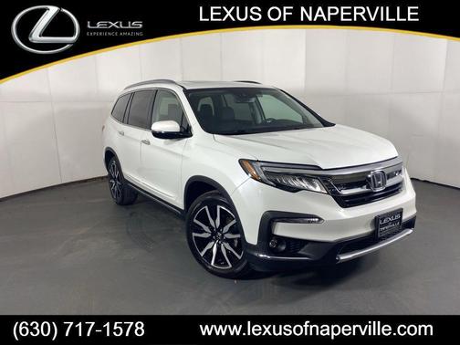 Platinum White Pearl 2020 Honda Pilot AWD Elite