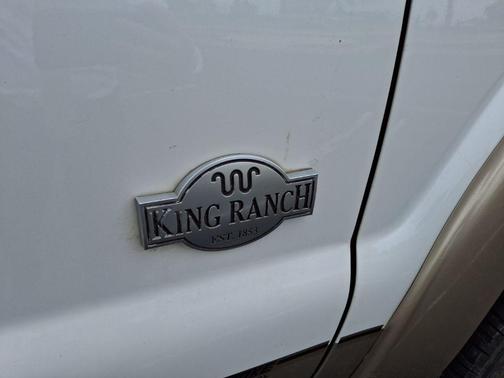 White Platinum Metallic Tri-Coat 2012 Ford F-350 Lariat