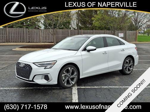 Glacier White Metallic 2022 Audi A3 Premium Plus