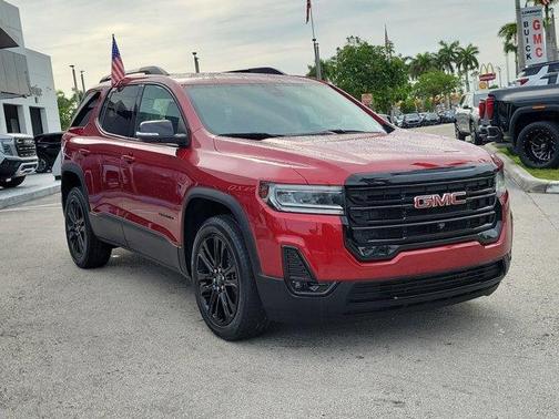 Volcanic Red 2023 GMC Acadia SLT
