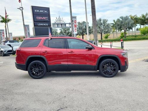 Volcanic Red 2023 GMC Acadia SLT