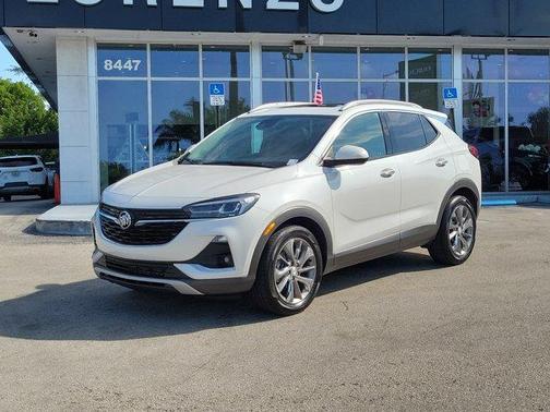 White Frost Tri-Coat 2023 Buick Encore GX Essence