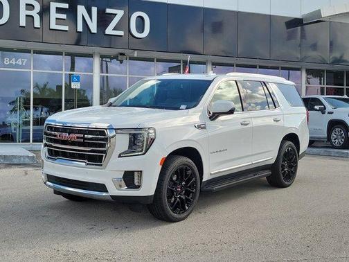 Summit White 2023 GMC Yukon SLT